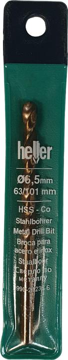 Produktbild Heller HSS Metall-Spiralbohrer 6.5 mm (6.5 mm)
