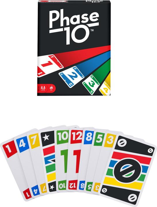 Actual product image Mattel Games Phase 10 (English, 2 - 6 Players)