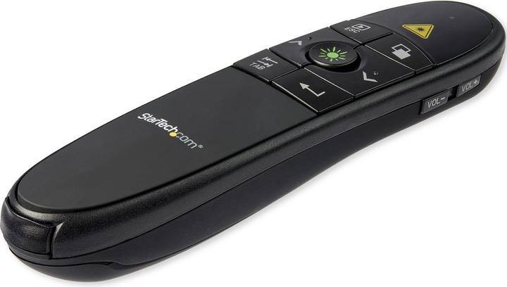 Produktbild StarTech Drahtlose Präsentationsfernbedienung mit grünem Laserpointer - 27m - USB Presentation C