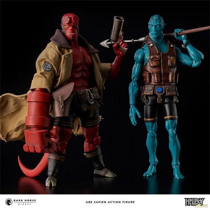 Actual product image Dark Horse Hellboy action figure 1/12 Abe Sapien 15 cm