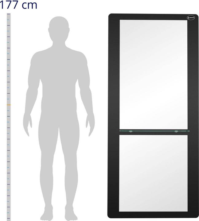 Produktbild Physa Friseur-Bedienplatz Friseurtisch Friseurplatz Wandmontage 5 kg 80 x 21 x 18 cm