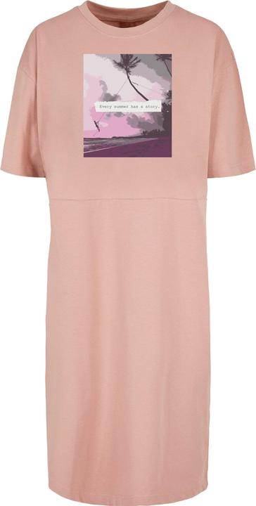 Merchcode Ladies Summer - Every summer has a story Oversized Slit Dress - 117797 (L)