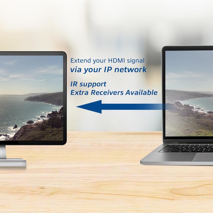 Produktbild ACT AC7850 Audio-/Video-Leistungsverstärker AV-Sender & -Empfänger Schwarz