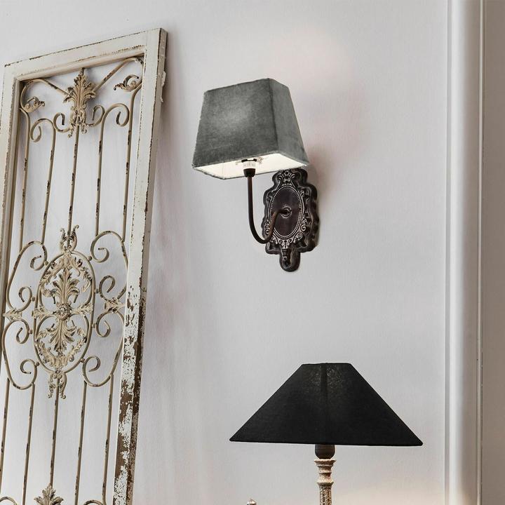 Actual product image Loberon Lampshade Linderas grey