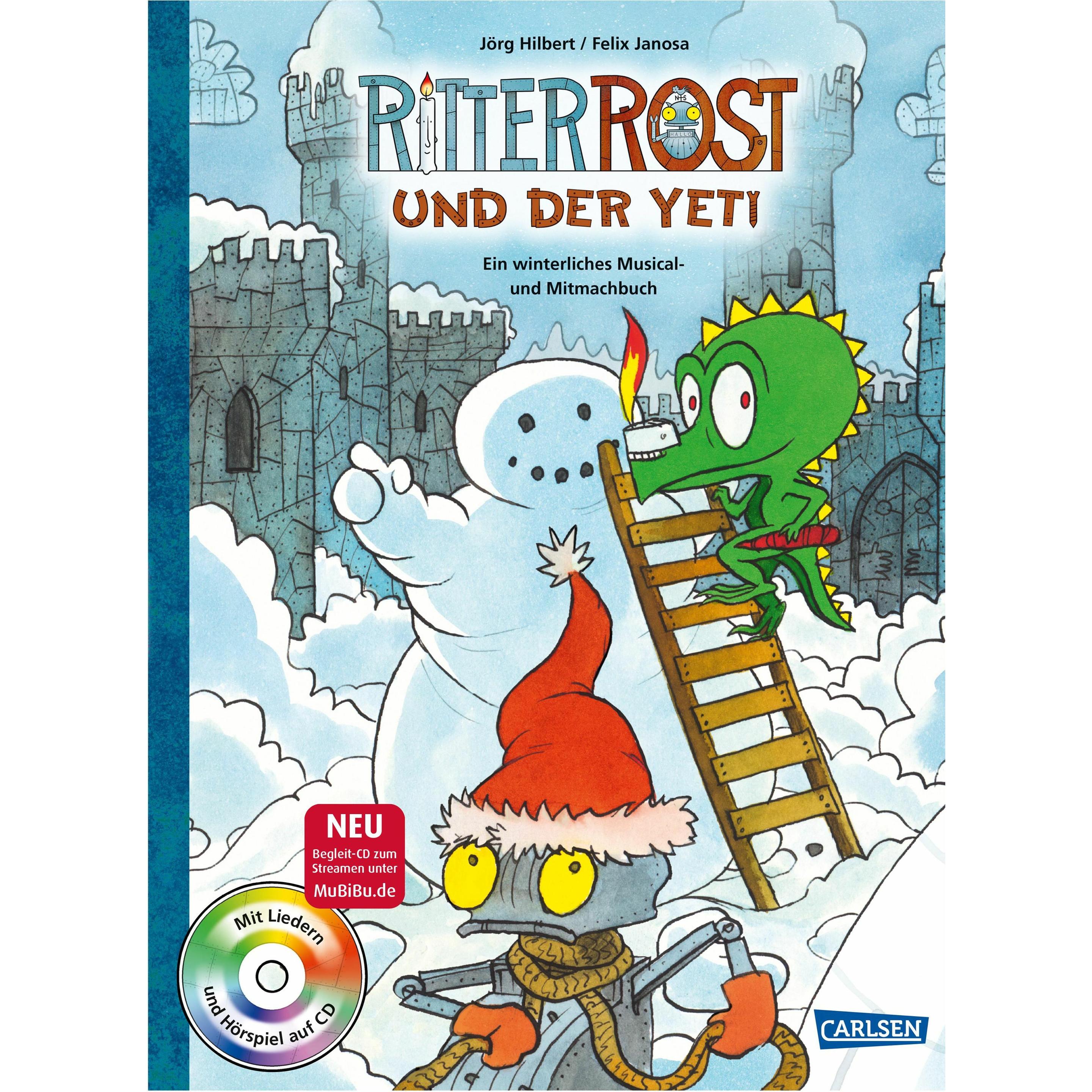 Ritter Rost: Ritter Rost und der Yeti (mit CD), Audiolibri di Jörg Hilbert, Felix Janosa