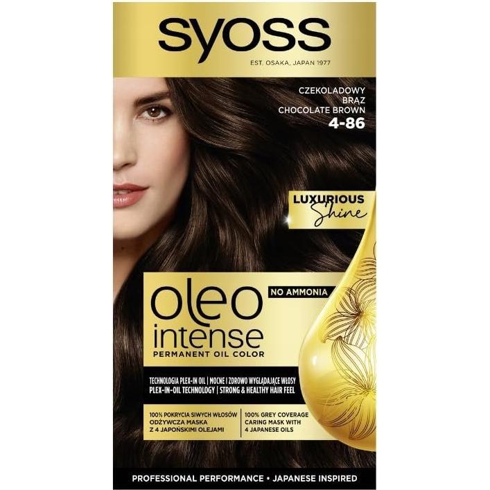 Syoss, Haarkleur, Oleo Intense Haarverf 4-86 Chocoladebruin (4-86 Chocoladebruin)