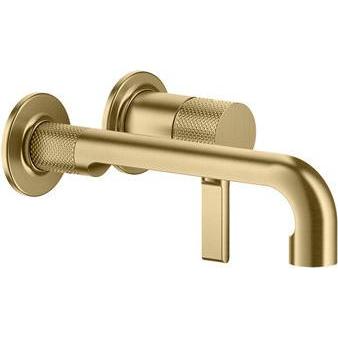 Gessi, Badarmatur, Inciso- Fertigmontageset für Unterputz-Einhebelmischer, Waschtisch mit einzelnen Rosetten D65