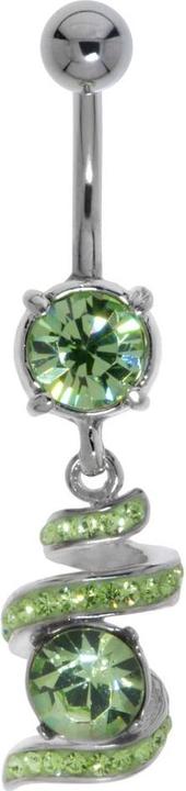 Produktbild Bijouteria Bauchpiercing (Edelstahl, Messing, Kristall)