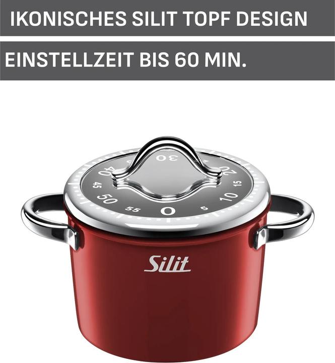 Actual product image Silit Short timer Vitaliano Rosso