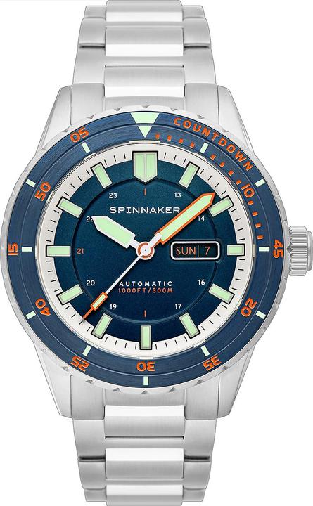 Produktbild Spinnaker SP-5099-44 Herrenuhr Hass Automatik Diver 43mm 30ATM (Taucheruhr, Lünette drehbar links, 43 mm)