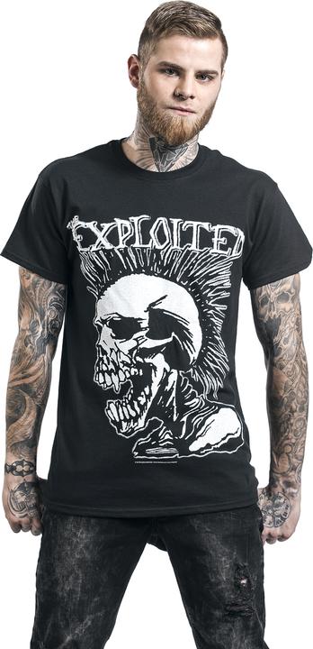 Immagine prodotto The Exploited Mohican Skull Back Print (M)