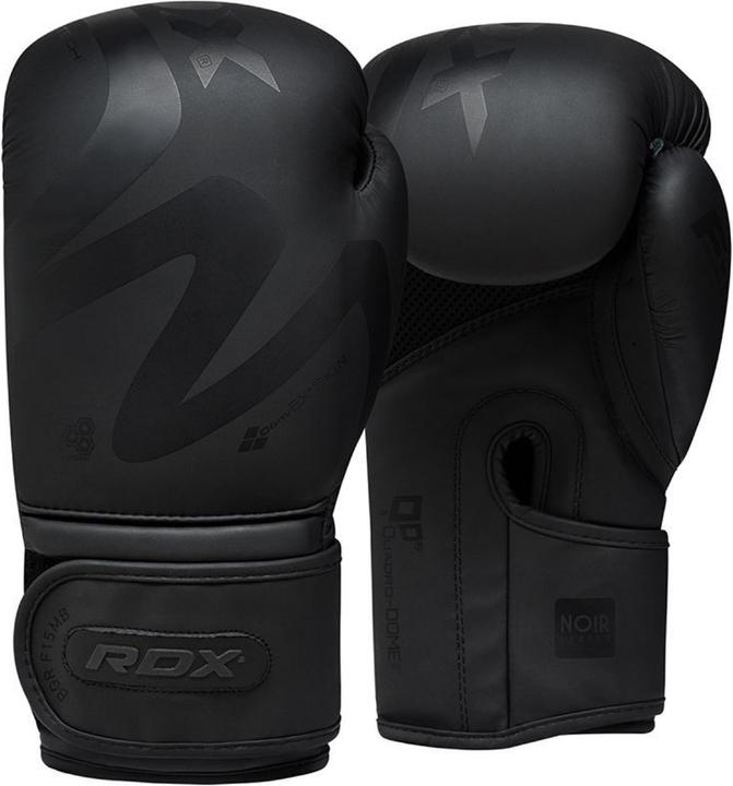 Actual product image Rdx Boxing Glove F15 Matte Black-12Oz (12 OZ)