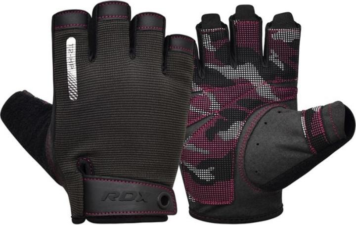 Actual product image Rdx Gym Training Gloves T2 Half Pink-M (M)