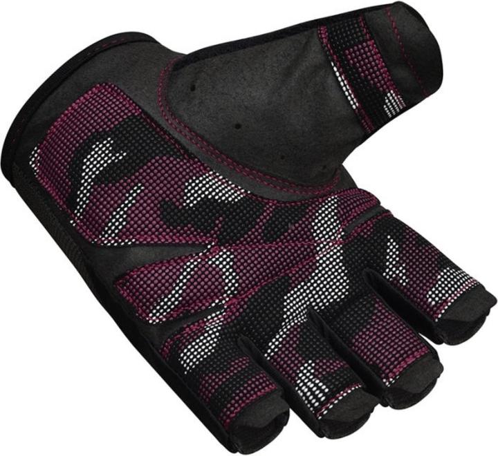 Actual product image Rdx Gym Training Gloves T2 Half Pink-M (M)