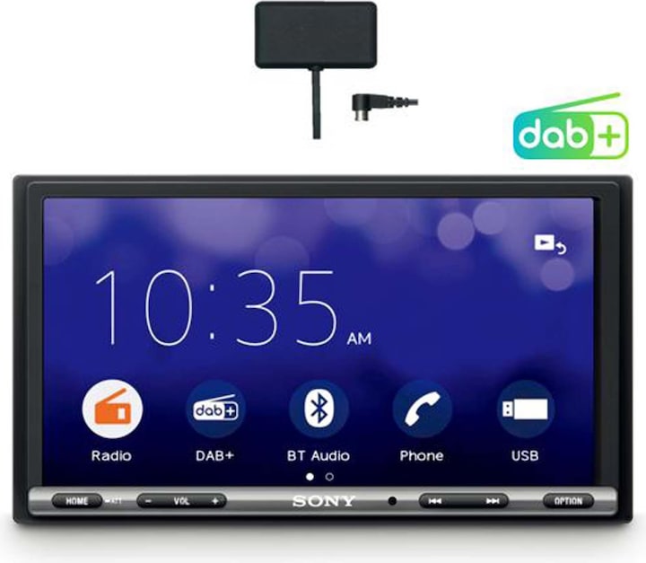 Sony XAV3550ANT Moniceiver Connexion pour caméra de recul, Bluetooth mains libres, Tuner DAB (MirrorLink)