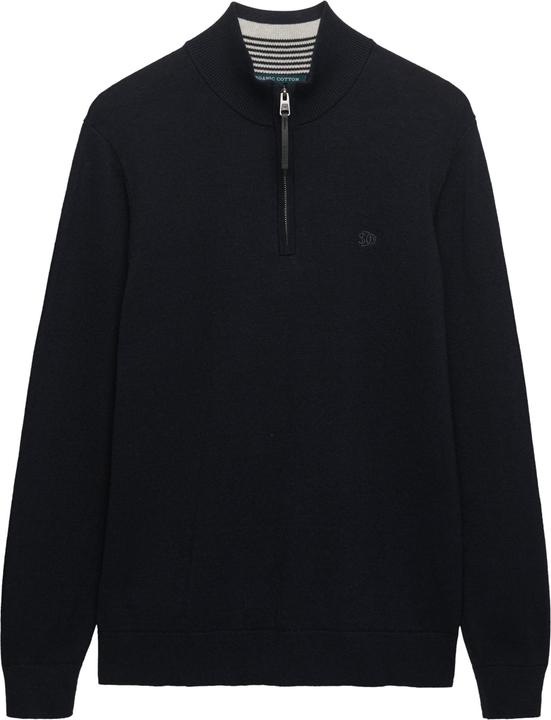 Eclipse Navy Marl, finster marineblau meliert, Lily Pad Green Marl