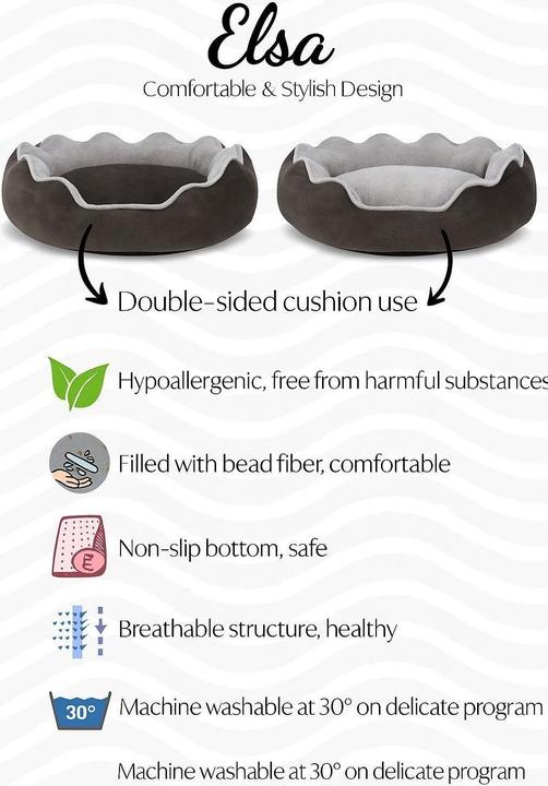 Actual product image Paws & Whiskers Elsa Dog M Pet Bed (Cat, Dog)