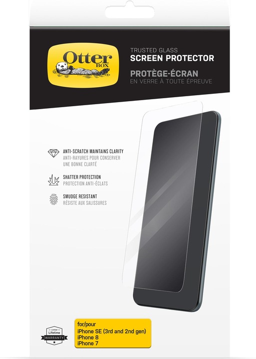Produktbild OtterBox Trusted Glass (1 Stück, Apple iPhone 7, Apple iPhone 8, Apple iPhone SE (2nd Gen), Apple iPhone SE (3rd Gen))