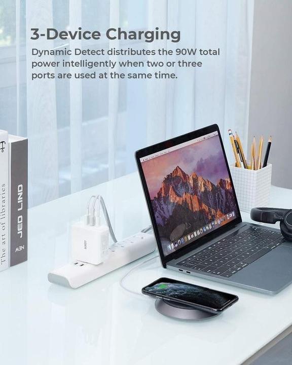 Immagine prodotto Aukey Omnia Mix3 (90 W, 3 porte)