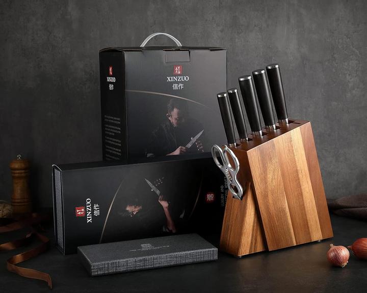 Produktbild Xinzuo 7-teiliges Messerblock-Set