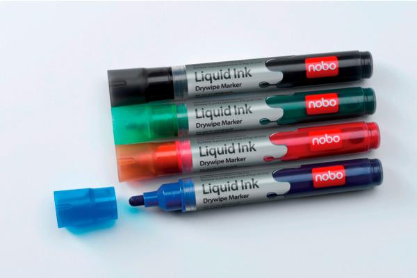 Actual product image Nobo Liquid ink board markers (Multicoloured, 3 mm, 6 x)