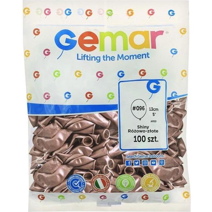 Gemar Chromballons Roségold, AB50, 13 cm, 100 Stück. (100 x) (507812)