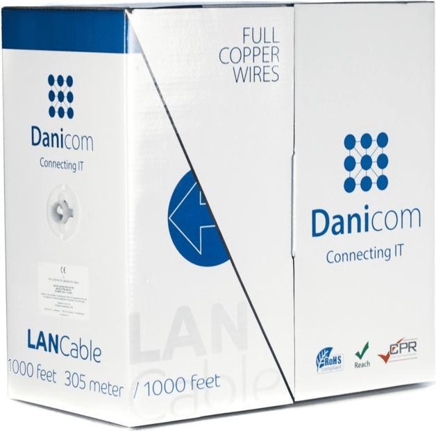 Produktbild Dsit DANICOM CAT5E FTP 305m Starrleiter (FTP, CAT5e, 305 m)