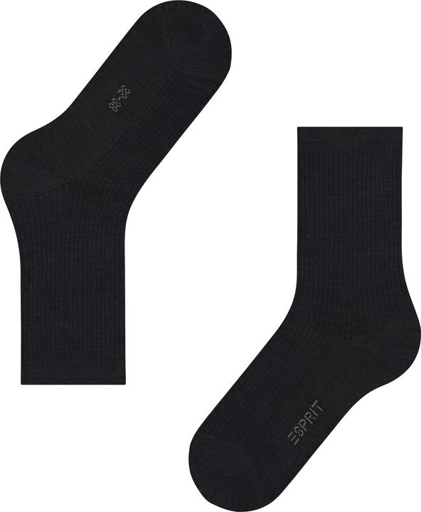 Actual product image Esprit Reflection Rib Baumwollsocken (Single pack, 35 - 38)