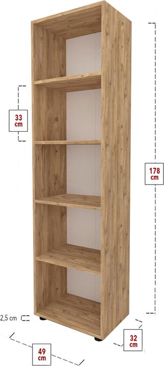 Image du produit VCM Ulas (49 x 32 x 178 cm)