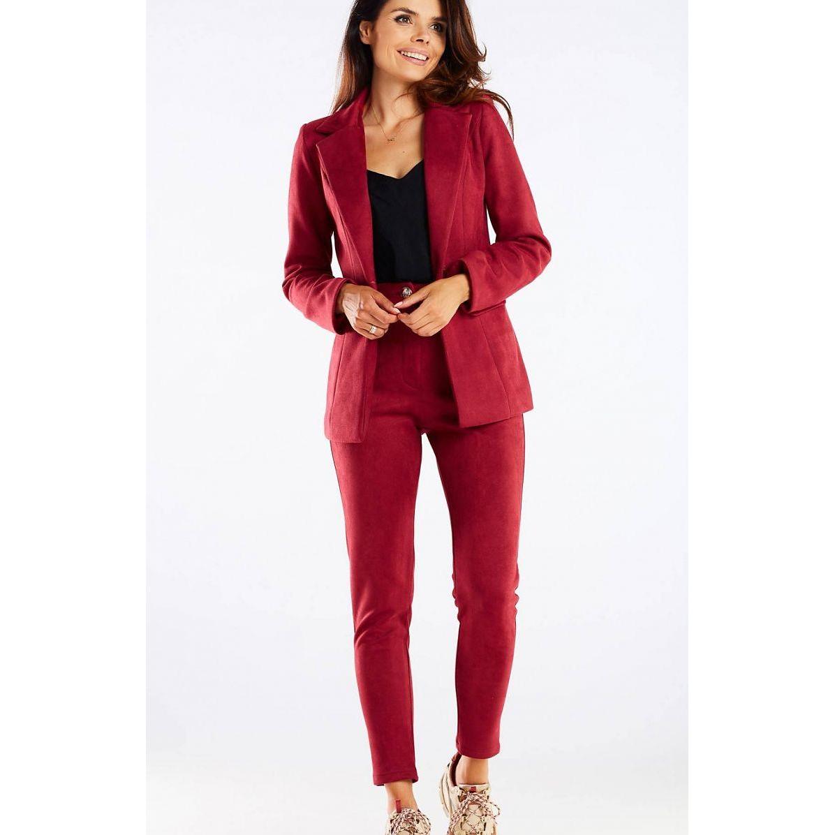 Awama, Damen, Hosen, Damen Hose, Rot, (L)
