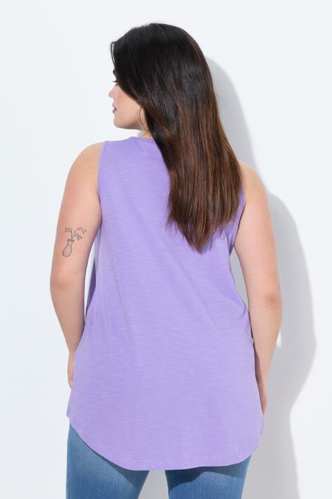 Produktbild Angel of Style Top, Rundhals, Knopfleiste, Saum hinten länger (48)
