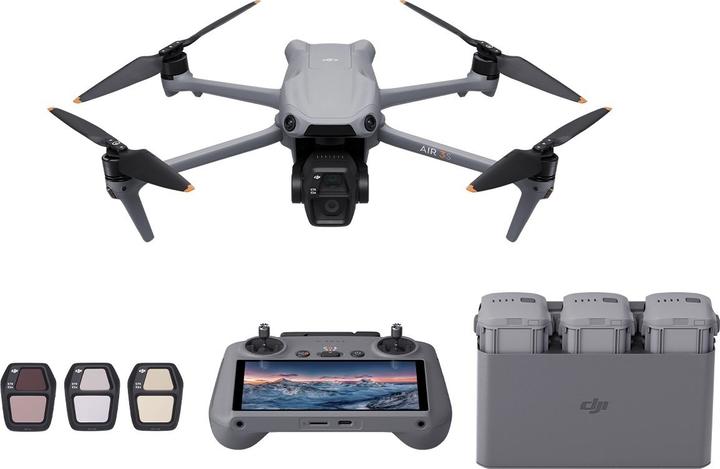 Produktbild DJI Air 3s Fly More Combo RC 2 (45 min, 724 g, 50 Mpx)