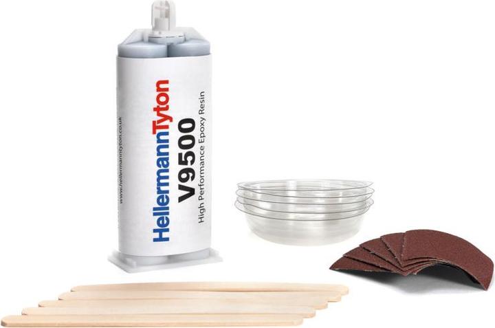 HellermannTyton Patrone Epoxidkleber 50g Kit (1x)