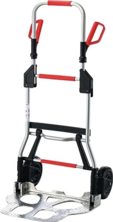 HP Autozubehör Chariot pliant Acier tubulaire Aluminium Hauteur 1250 mm Longueur du godet 420 mm Largeur du godet (250 kg)
