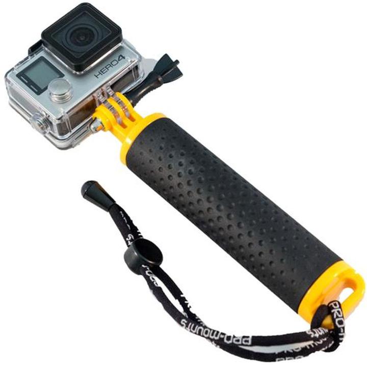 Actual product image PRO-mounts AquaGrip Yellow Handle for GoPro