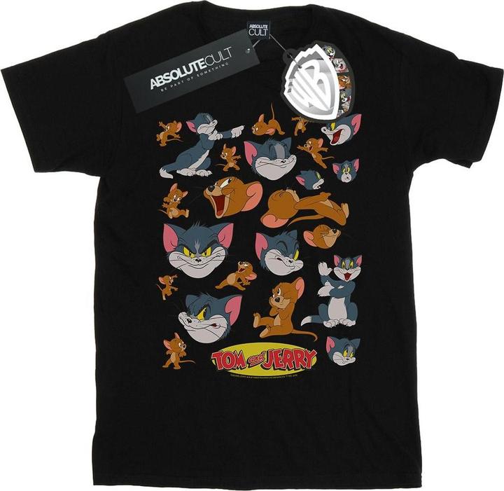 Actual product image Tom & Jerry Boys Many Faces T-Shirt (152, 158)
