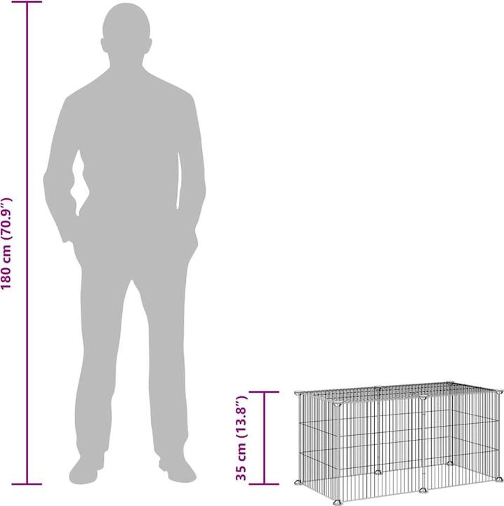 Produktbild vidaXL Haustierkäfig