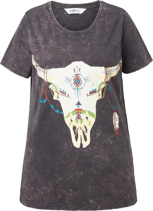 Actual product image Angel of Style T-shirt, comfort fit, cow skull print (46)