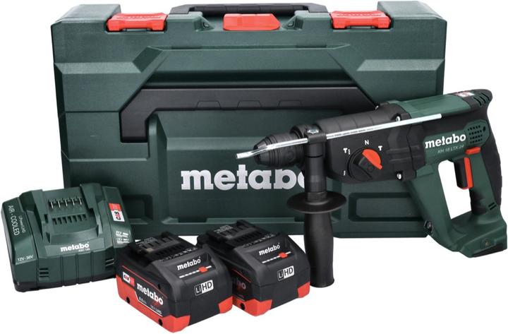 Actual product image Metabo KH 18 LTX 24 Battery combi hammer 18 V 2.1 J SDS plus + 2x rechargeable battery 8.0 Ah + charger + (Rechargeable battery operated)