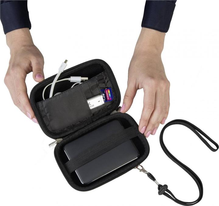 Productafbeelding Rivacase 9101 10,9 cm (4,3" ) Schede Zwart Polyester