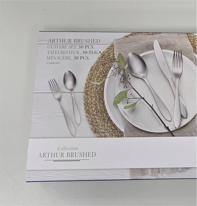 Produktbild Villeroy & Boch Tafelbesteck 30tlg. Arthur gebürstet (30 Stück, Besteck Set)