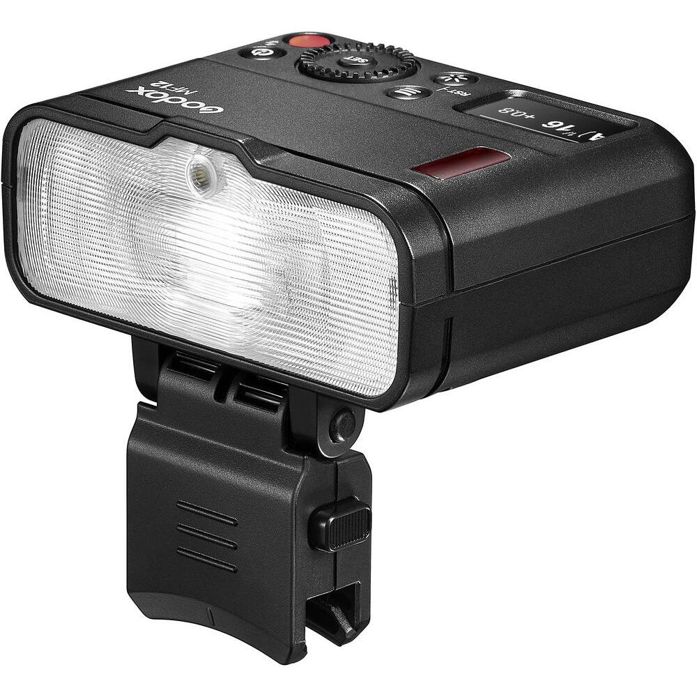 Godox MF-12 (Makroblitz, Nikon, Sony, Canon, Fuji, Olympus, Panasonic, Godox), Blitzgerät, Schwarz