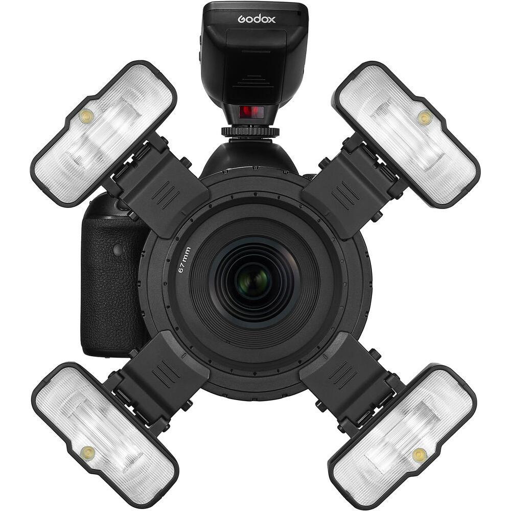 Thumbnail - Godox MF-12 (Makroblitz, Nikon, Sony, Canon, Fuji, Olympus, Panasonic, Godox), Blitzgerät, Schwarz