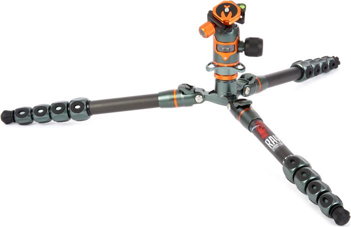 Productafbeelding 3 Legged Thing Legends Ray Grijs Reisstatief met Balhoofd (Plastic)