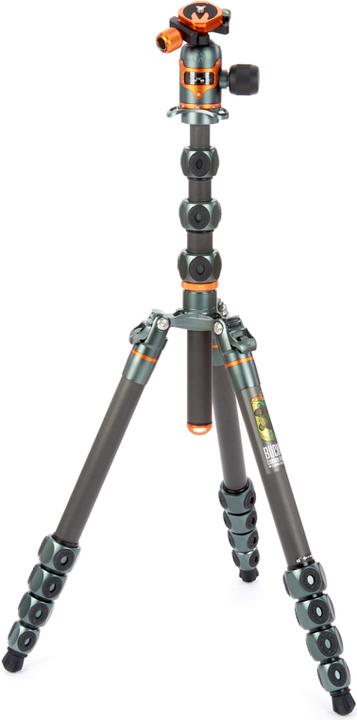 Actual product image 3 Legged Thing Legends Bucky Grey Allround Tripod with Ball Head AirHed VU Blue (Plastic)