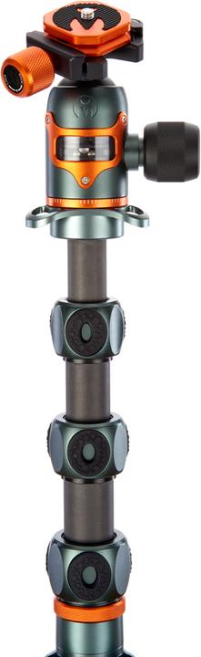 Actual product image 3 Legged Thing Legends Bucky Grey Allround Tripod with Ball Head AirHed VU Blue (Plastic)