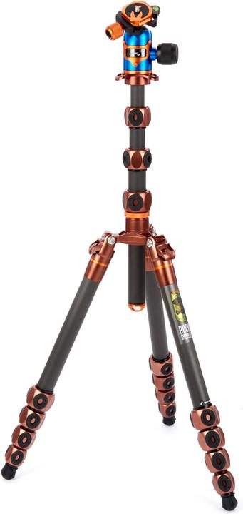 Actual product image 3 Legged Thing Legends Bucky Bronze Allround Tripod with Ball Head AirHed VU (Carbon)