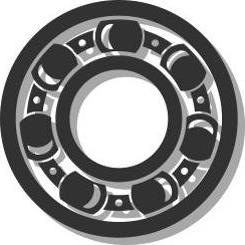 Produktbild Anlaufscheiben EGW12 E40Z Innen-Ø 12 mm Aussen-Ø 24 mm Breite 1,5 mm