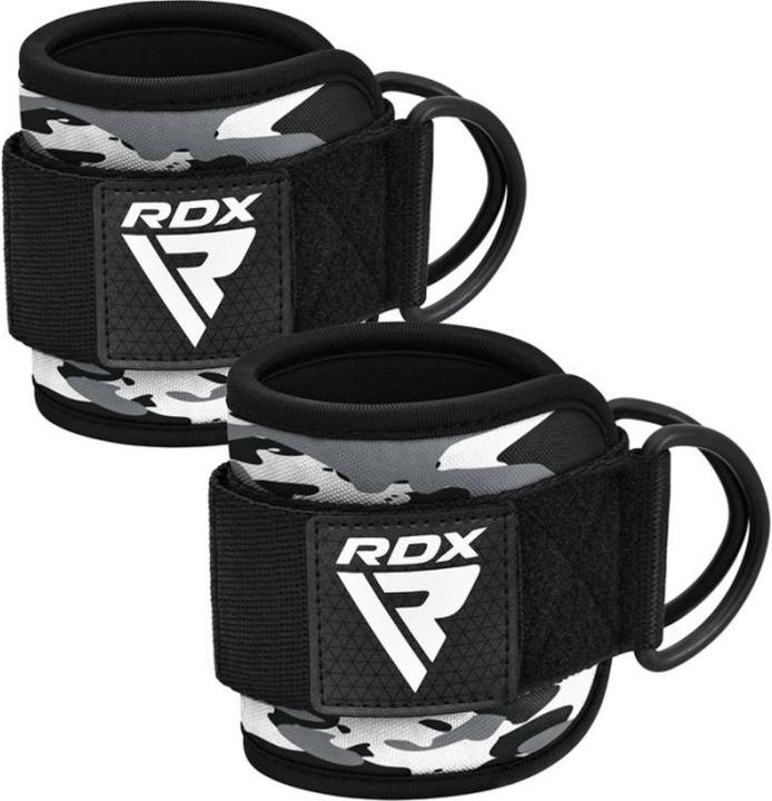Actual product image Rdx Gym Ankle Pro A4 Camo Gray-Pair (One size)