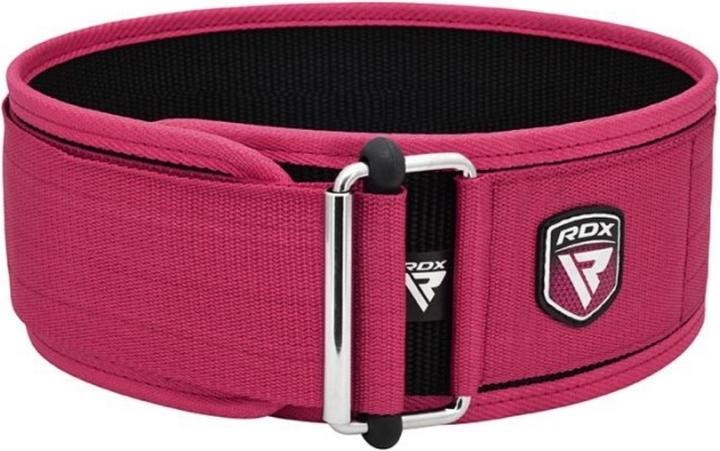 Rdx Weight Lifting Strap Belt Rx1 Pink-Xs